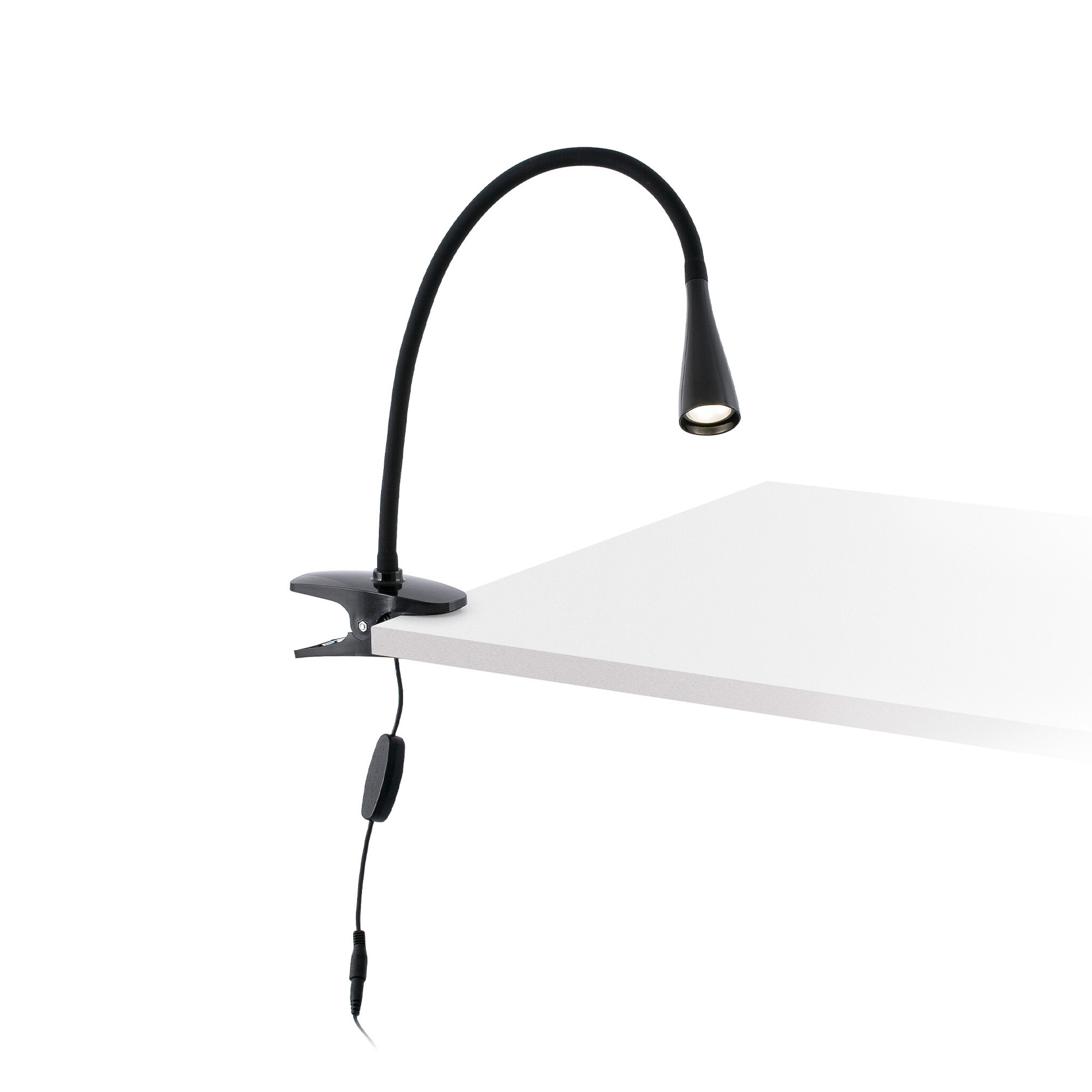 LENA черный clip lamp